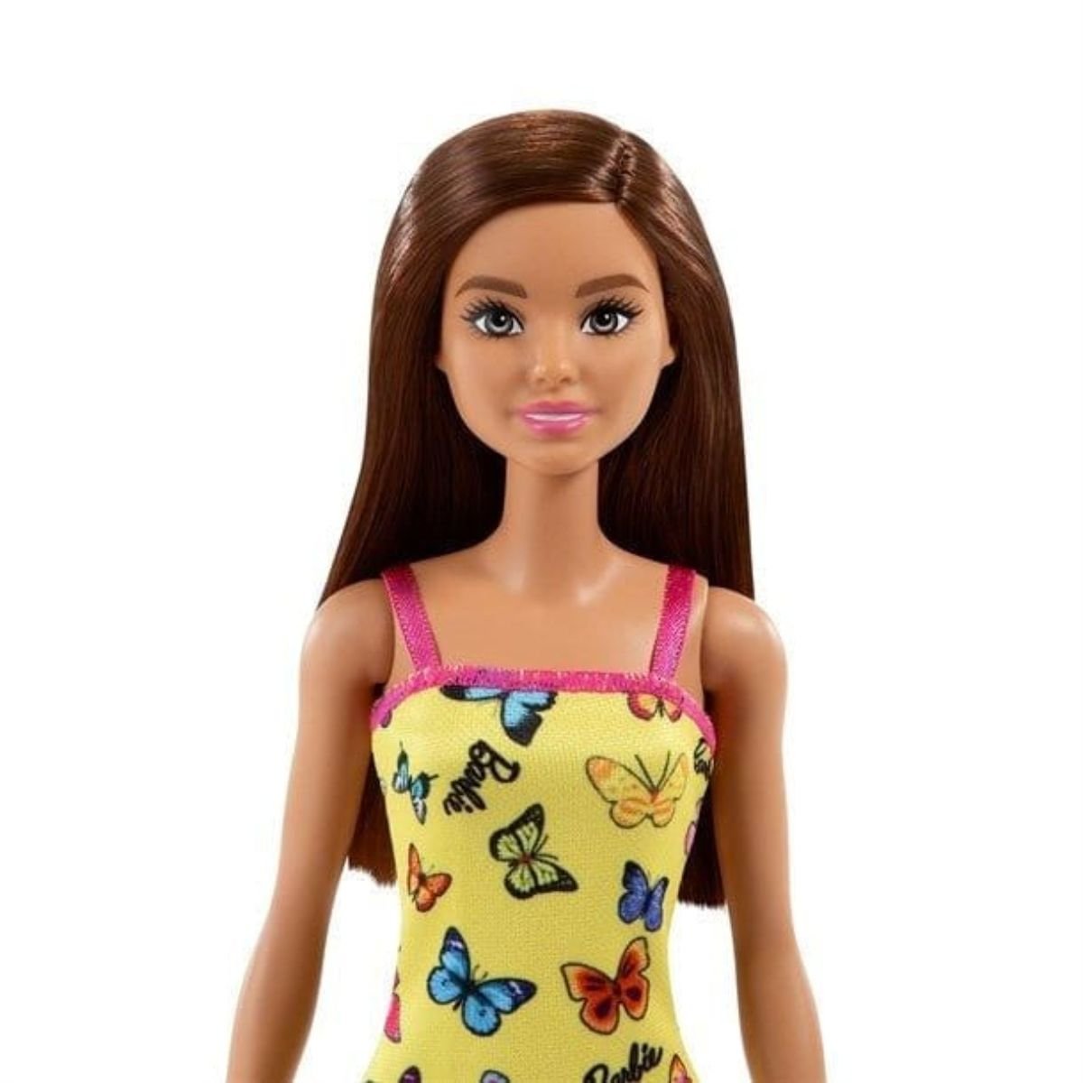 Barbie Doll with Yellow Butterfly Dress (T7439-HBV08) - Nesh Kids Store