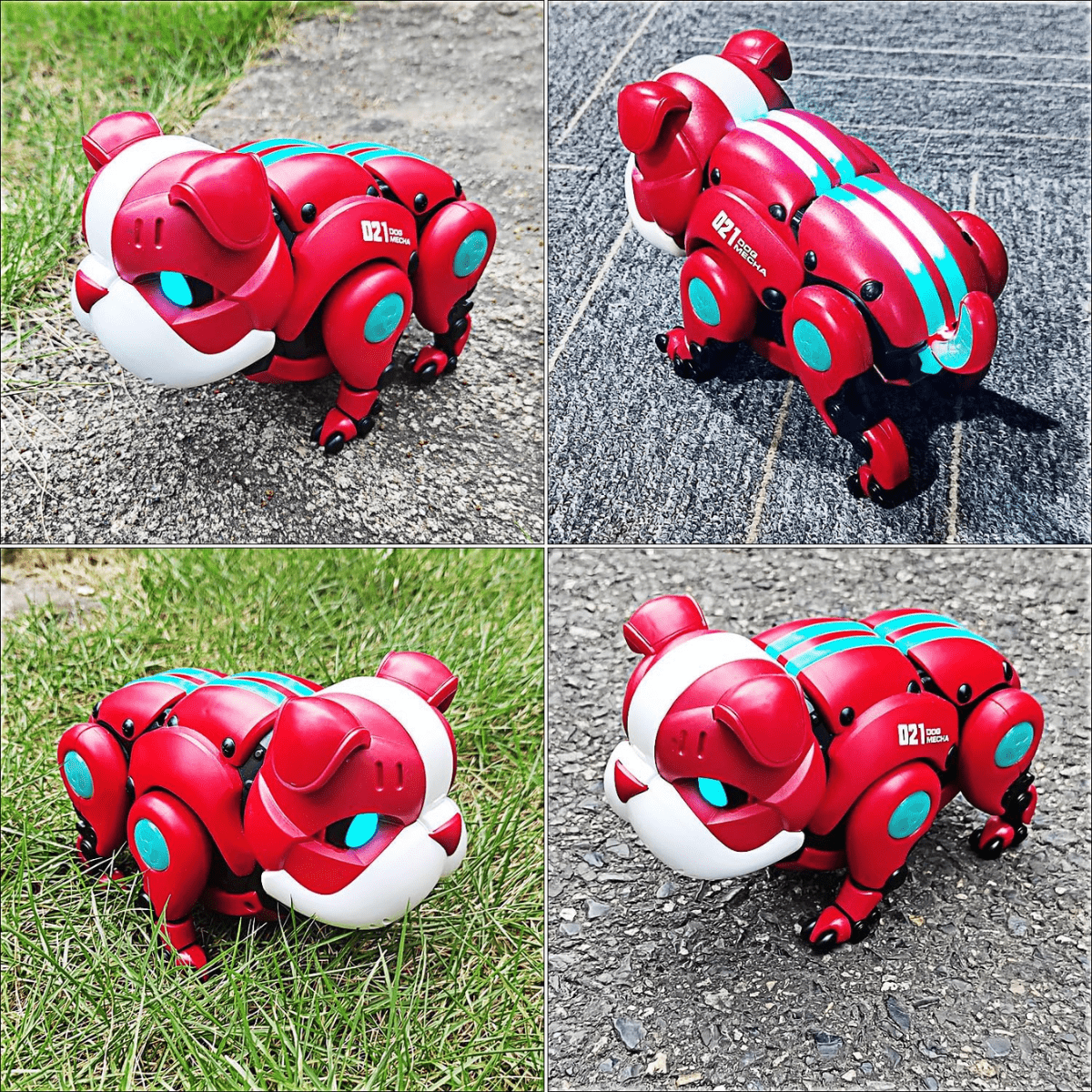 Battery Operated Animal Robot Dog - GREEN - Nesh Kids Store