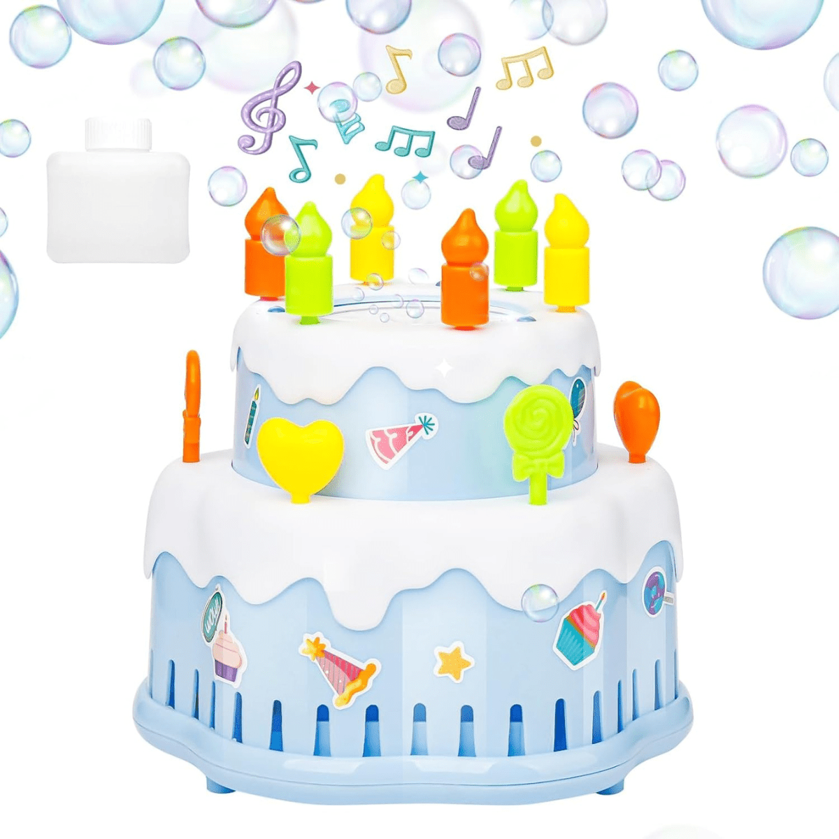 Battery Operated Birthday Cake Bubble Machine - Nesh Kids Store