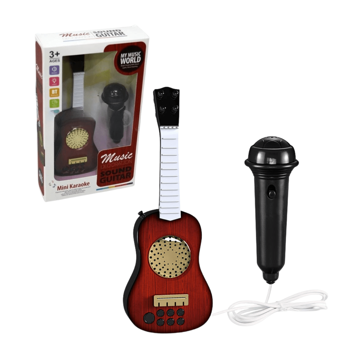 Battery Operated Guitar with Bluetooth Speaker & Microphone (3+) - Nesh Kids Store