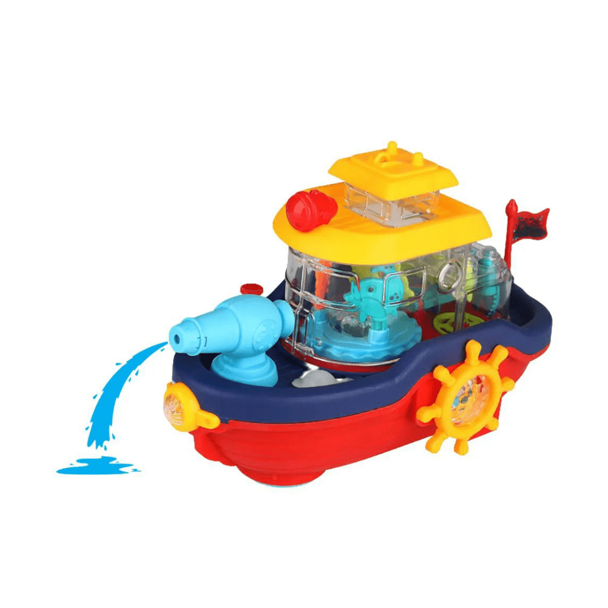 Battery Operated Musical Toy Ship 2+ - Nesh Kids Store