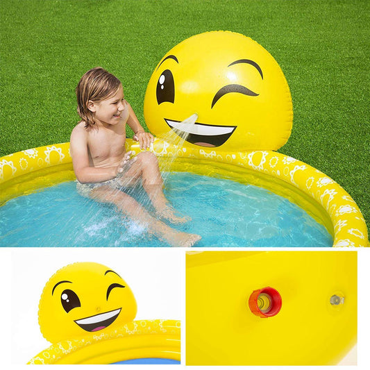 Bestway Summer Smiles Spray Pool - 65 x 57 x 27 Inches - Nesh Kids Store