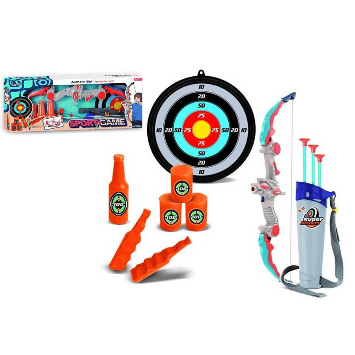 Bow & Arrow Game With Light – Archery Set 3+ - Nesh Kids Store
