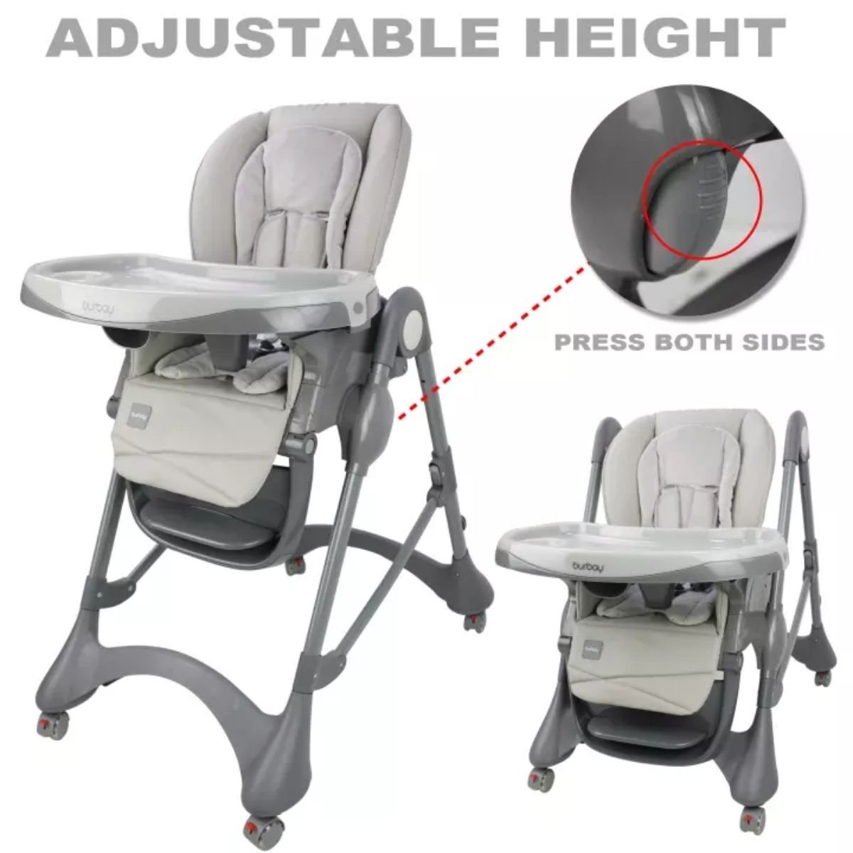 Burbay Baby Feeding High Chair (E102) - Nesh Kids Store