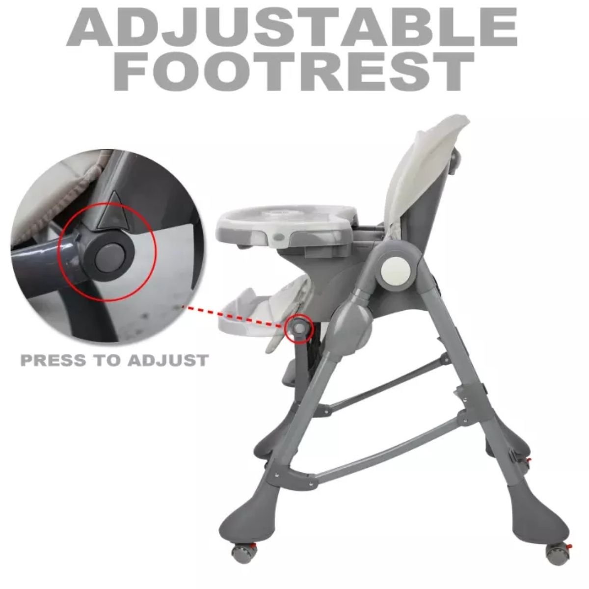 Burbay Baby Feeding High Chair (E102) - Nesh Kids Store