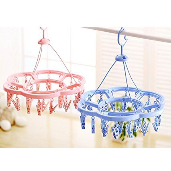 Circular Laundry Drying Hanger with 24 Clips - Nesh Kids Store