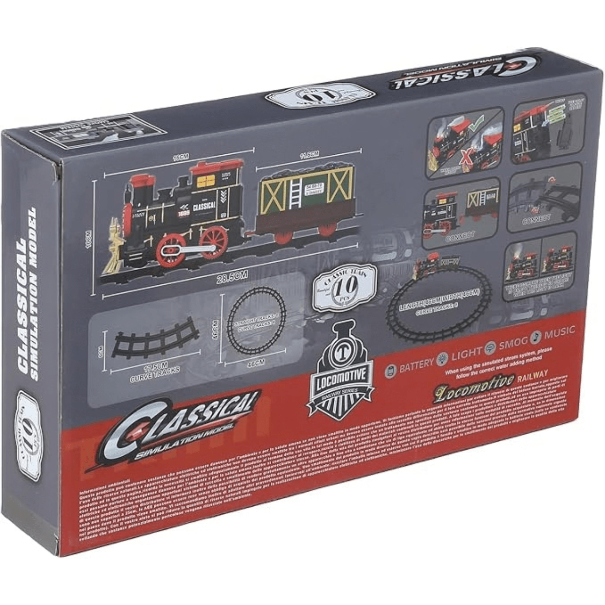 Classical Stimulated Train (smoke) AC2055-4 - Nesh Kids Store