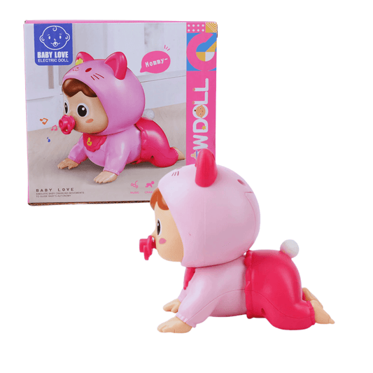 Crawling Baby Doll Toy with Music - Nesh Kids Store