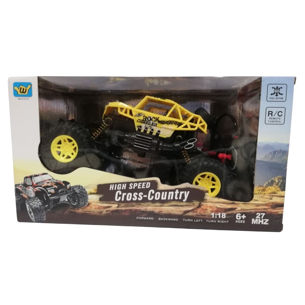 Cross-Country Remote Controlled Car (1:18 Scale) - Nesh Kids Store