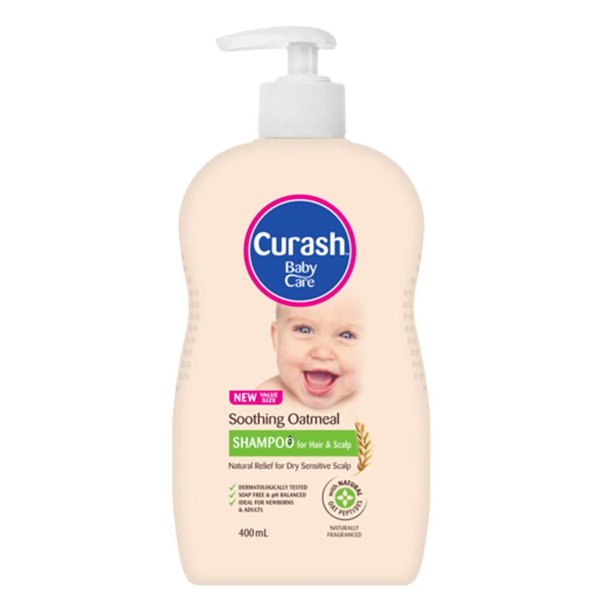 Curash Soothing Oatmeal Shampoo 400ml - Nesh Kids Store
