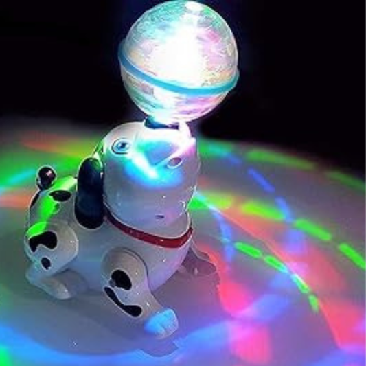 Dancing Dog Toy with Music & 3D Flashing LED Light Ball - Nesh Kids Store