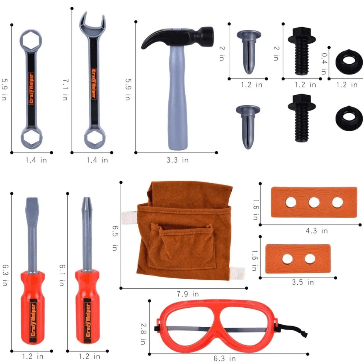 DELUXE TOOL SET AC3288-D10 - Nesh Kids Store