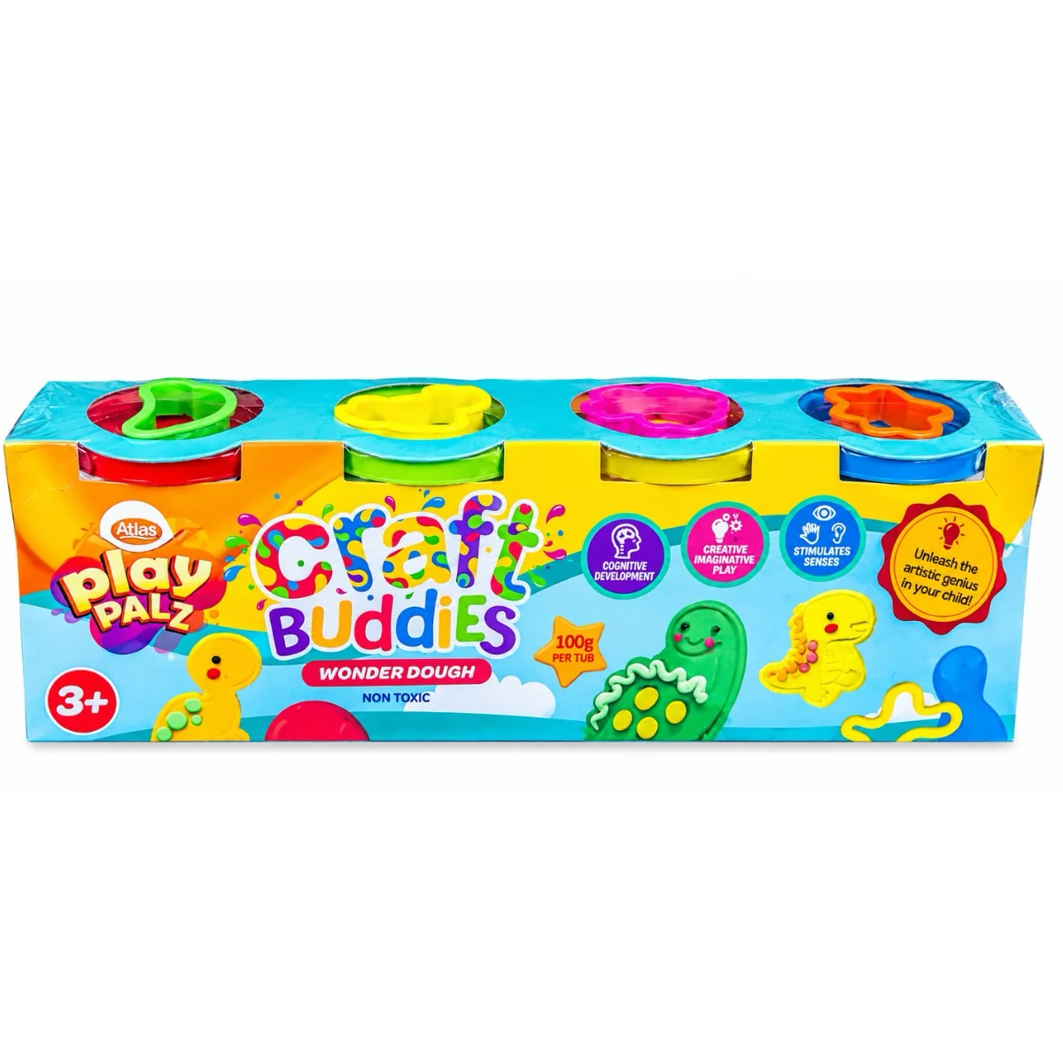 Dough 4 pack 100g - 0024 - Nesh Kids Store