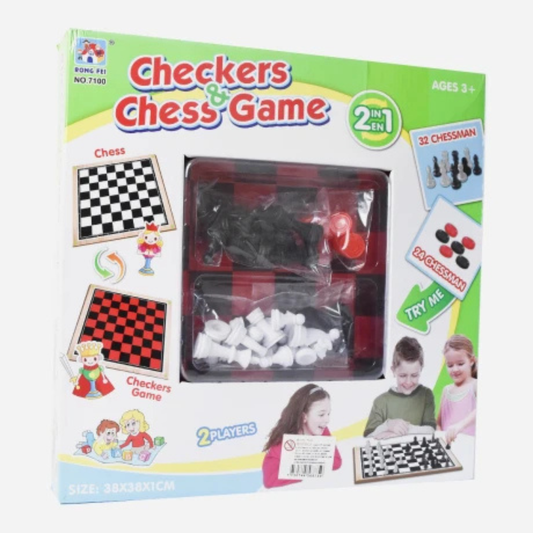 Checkers & Chess Game 2in1 AC7100