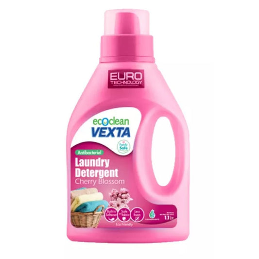 Ecoclean - Laundry Detergent Antibacterial - Cherry 1100ml - Nesh Kids Store