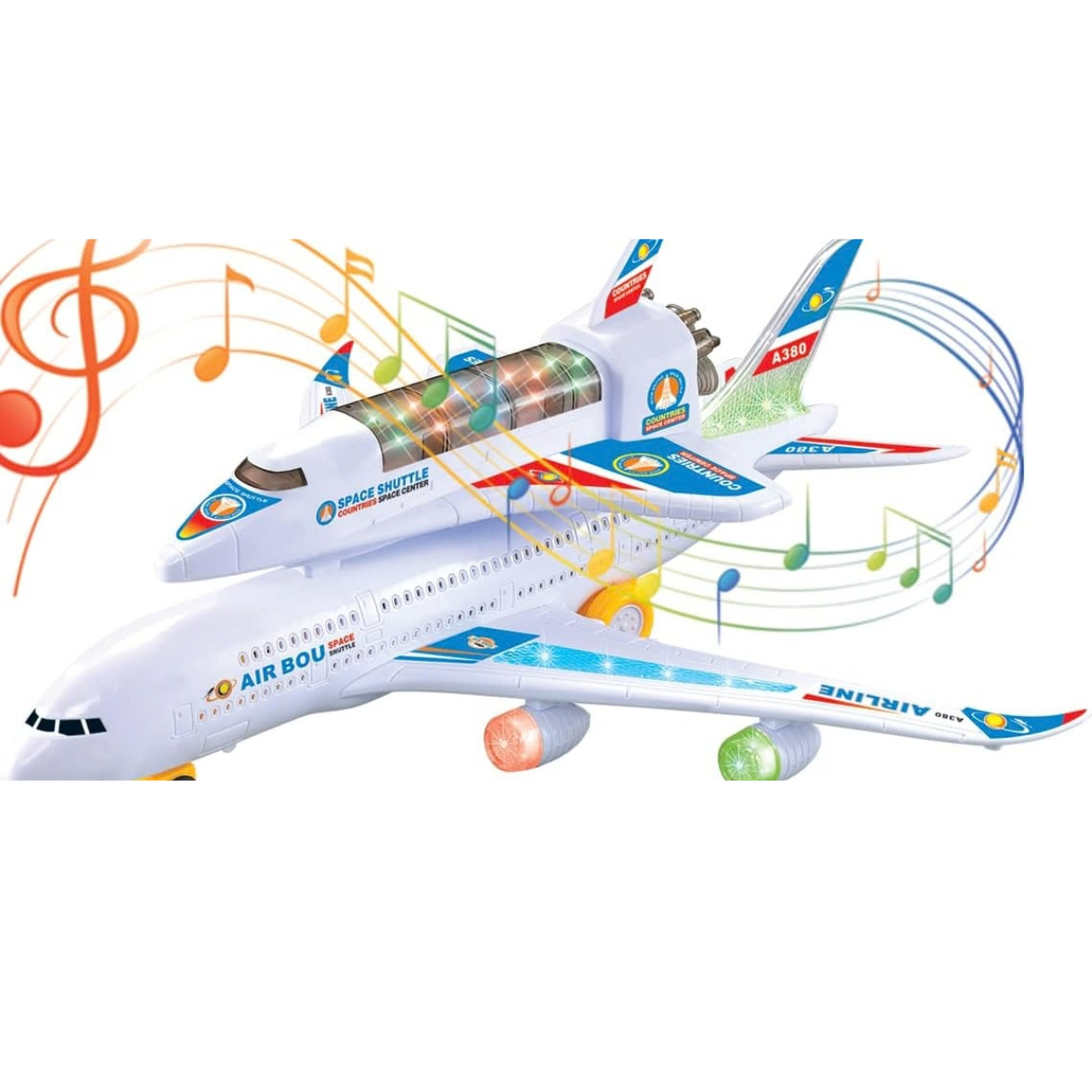 Electric Space Shuttle Transporter Toy - Nesh Kids Store
