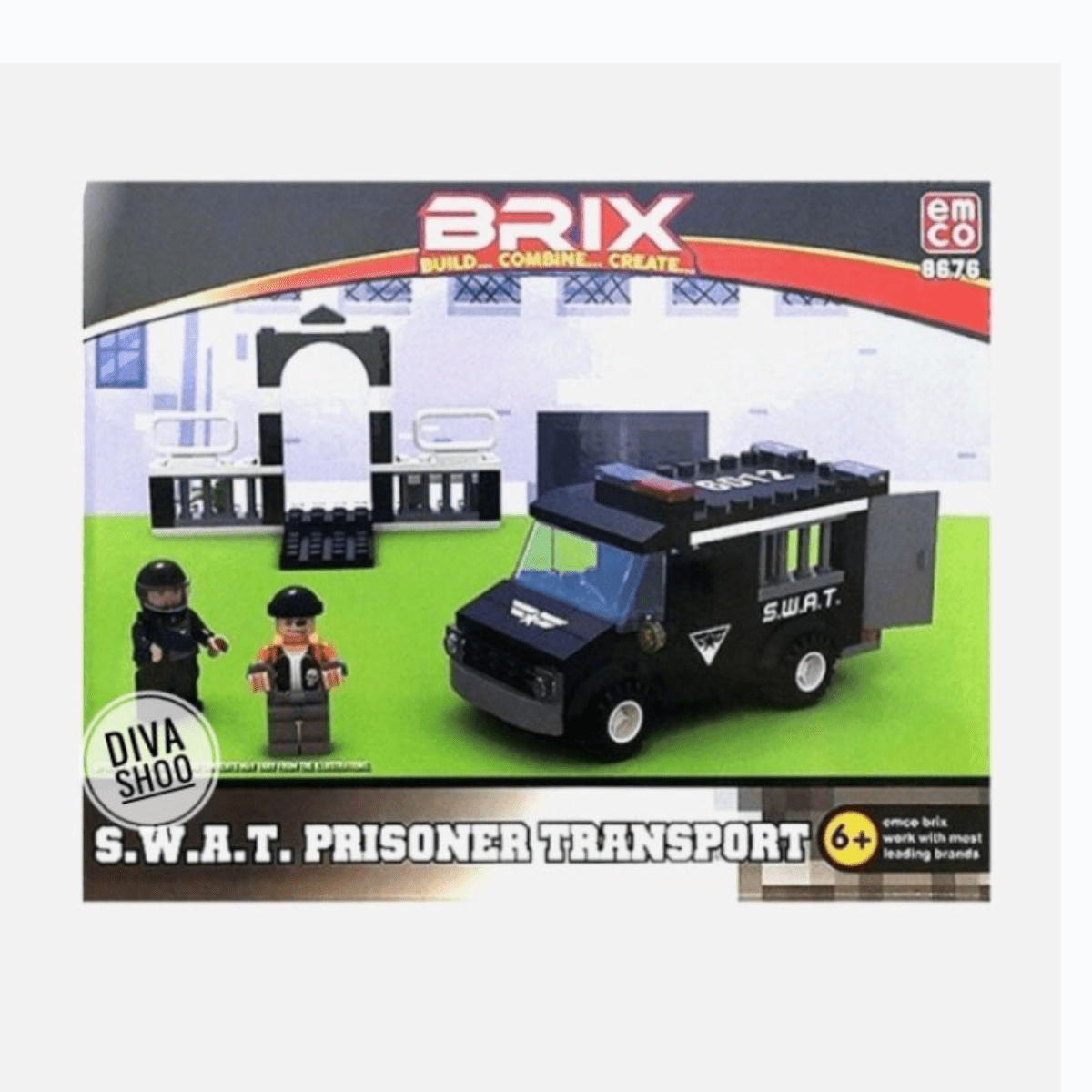 EMCO BRIX S.W.A.T Prisoner Transport 8676 - Nesh Kids Store