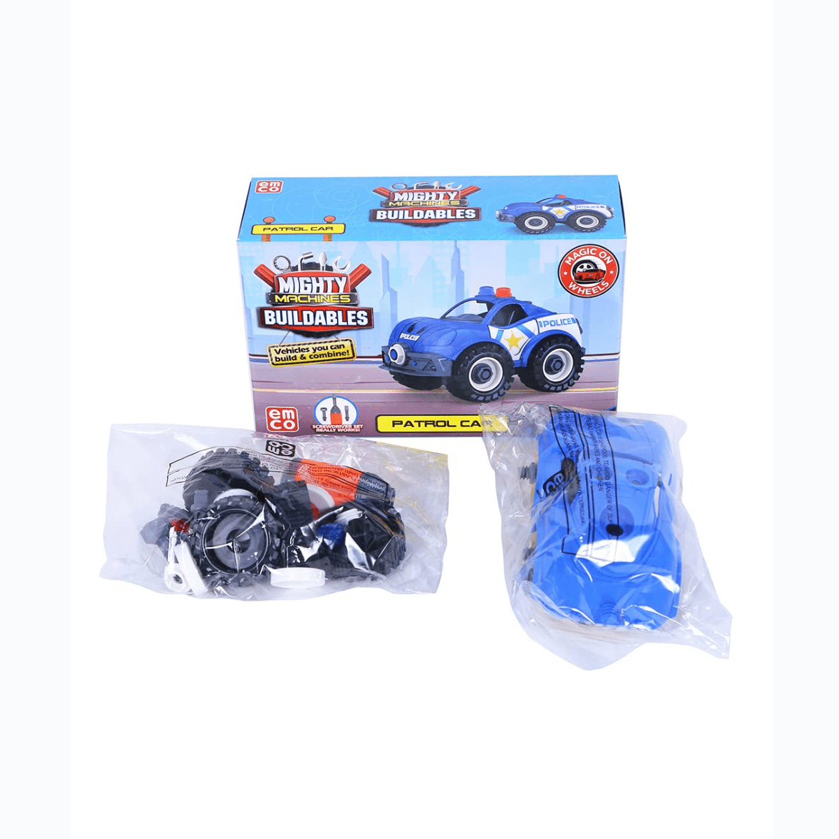 EMCO Mighty Builder-Patrol Car(3+)-101830 - Nesh Kids Store