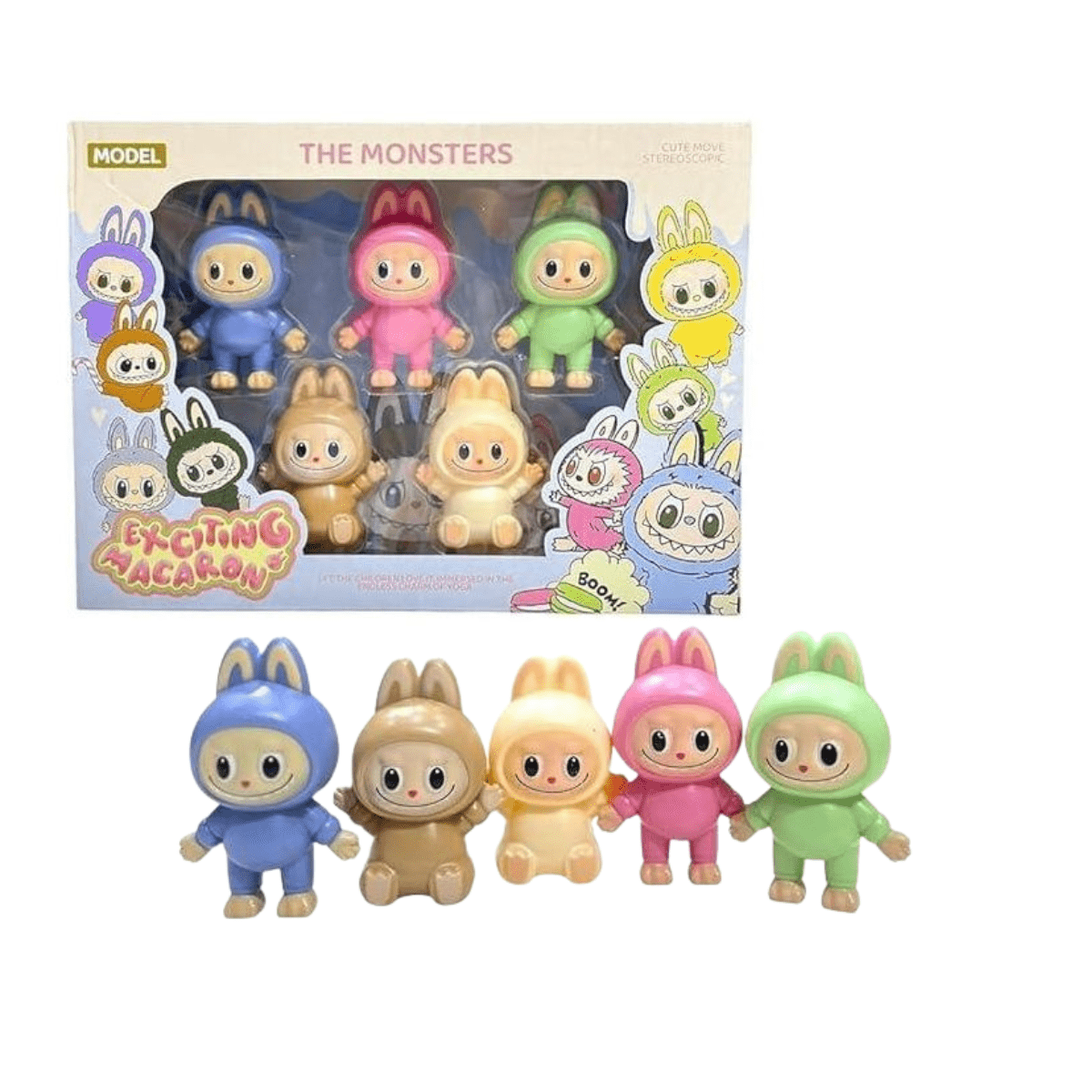 Exciting Macaron Doll Set – 5 Pcs (Ages 3+) - Nesh Kids Store