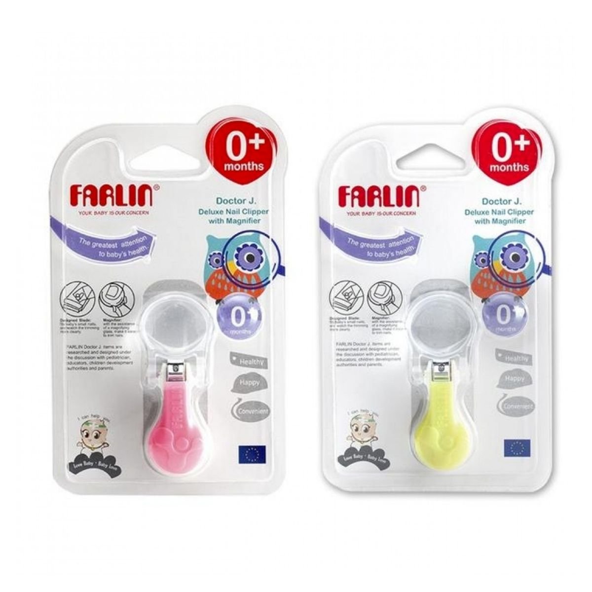 Farlin Deluxe Nail Clipper With Magnifier - Nesh Kids Store