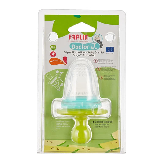 Farlin Fruit Feeder - Grip n Bite Lollipops Baby Oral Set Stage 2 Fruity Pop - Nesh Kids Store