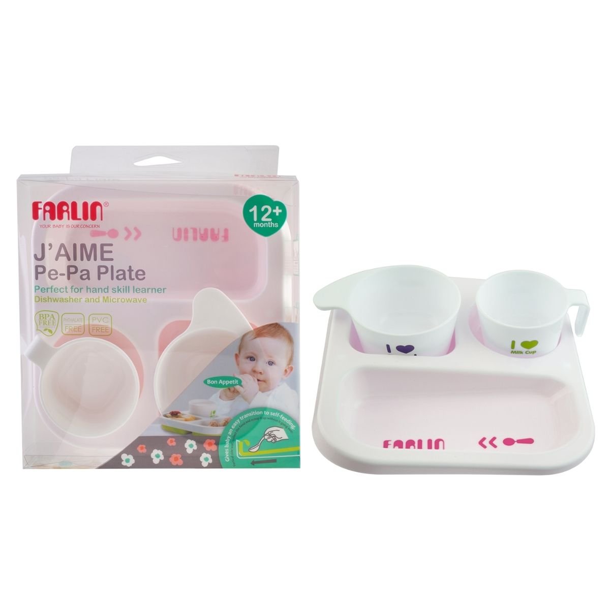 Farlin Pe-Pa Plate (AH-20009) - Nesh Kids Store