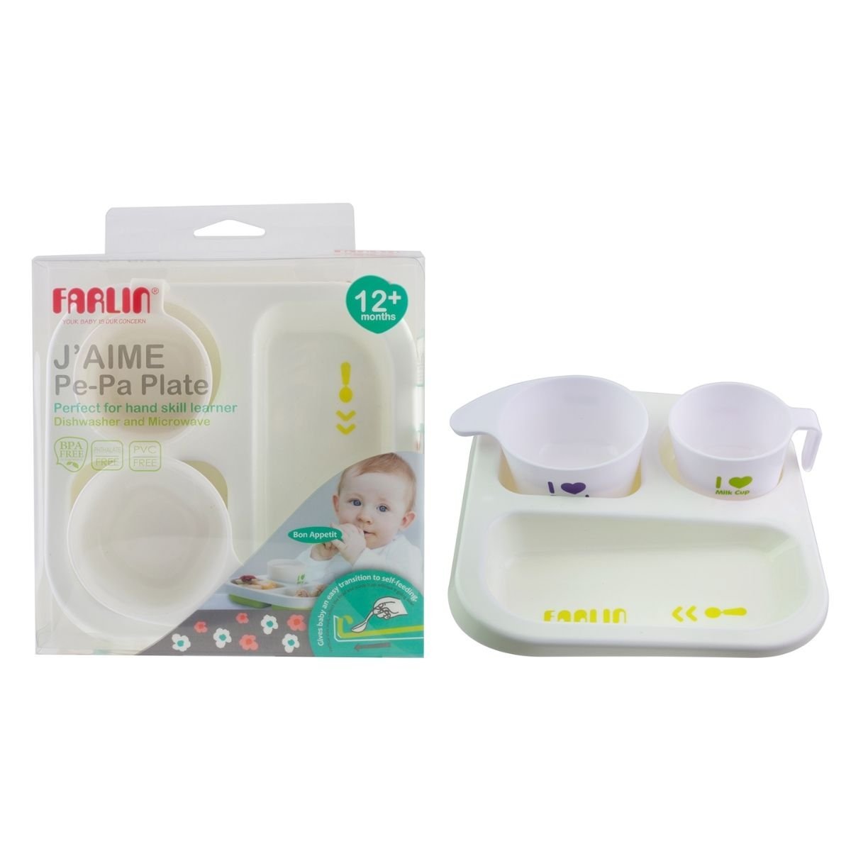 Farlin Pe-Pa Plate (AH-20009) - Nesh Kids Store