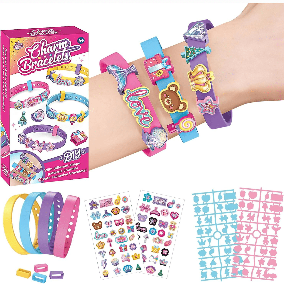 Friendship Bracelet Making Kit – DIY Fun for Girls Ages 3–6 - Nesh Kids Store