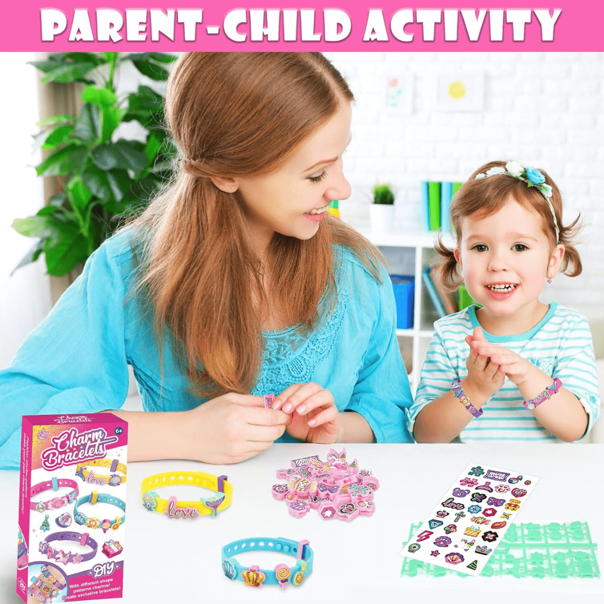 Friendship Bracelet Making Kit – DIY Fun for Girls Ages 3–6 - Nesh Kids Store