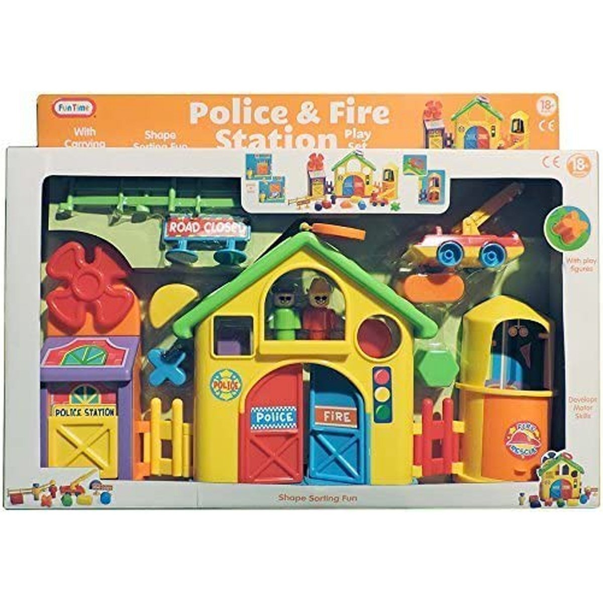 Fun Pollce Fun Time - Police and Fire Station Play Set - Nesh Kids Store – Red Hot ...