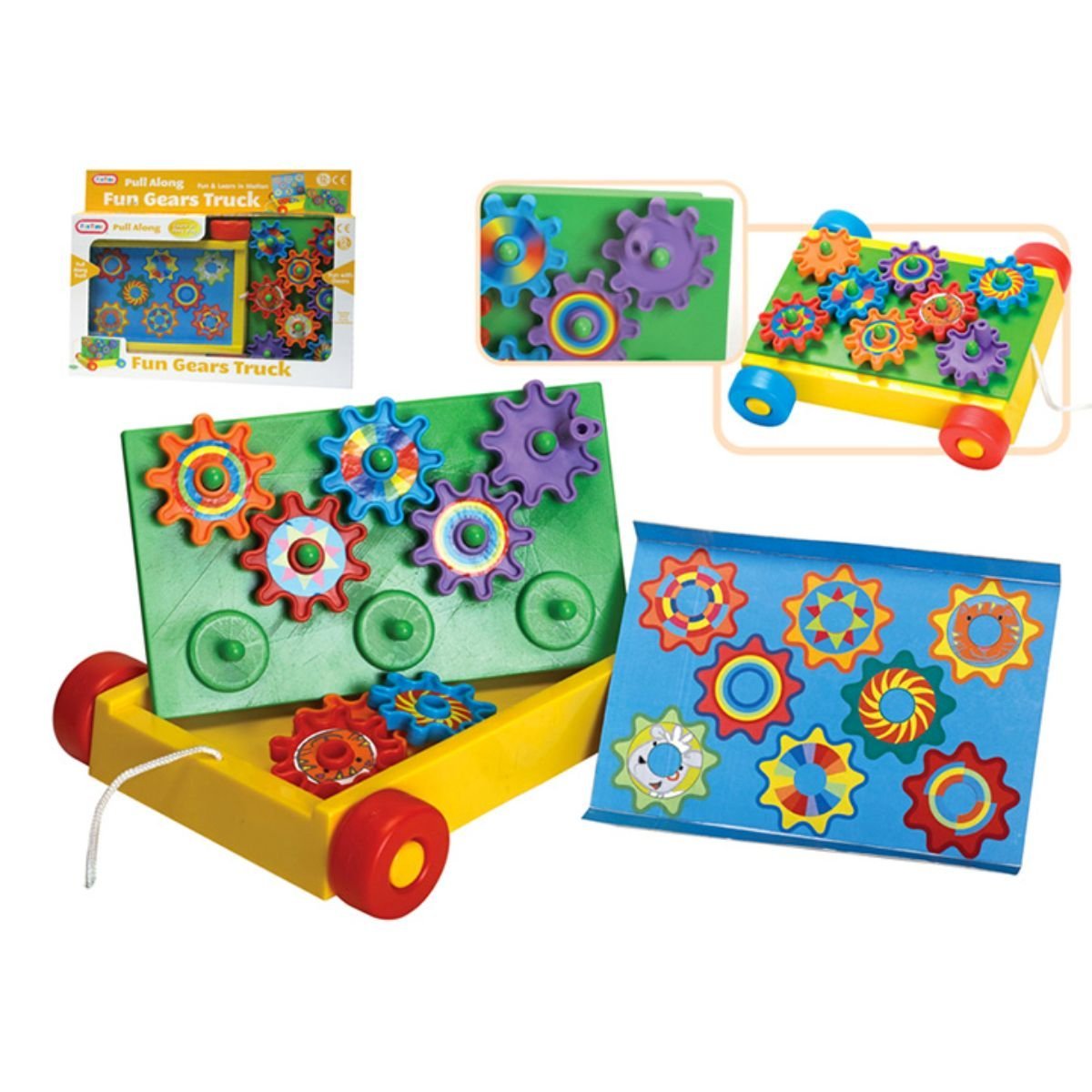Fun Time Pull Along Fun Gears Truck - Nesh Kids Store