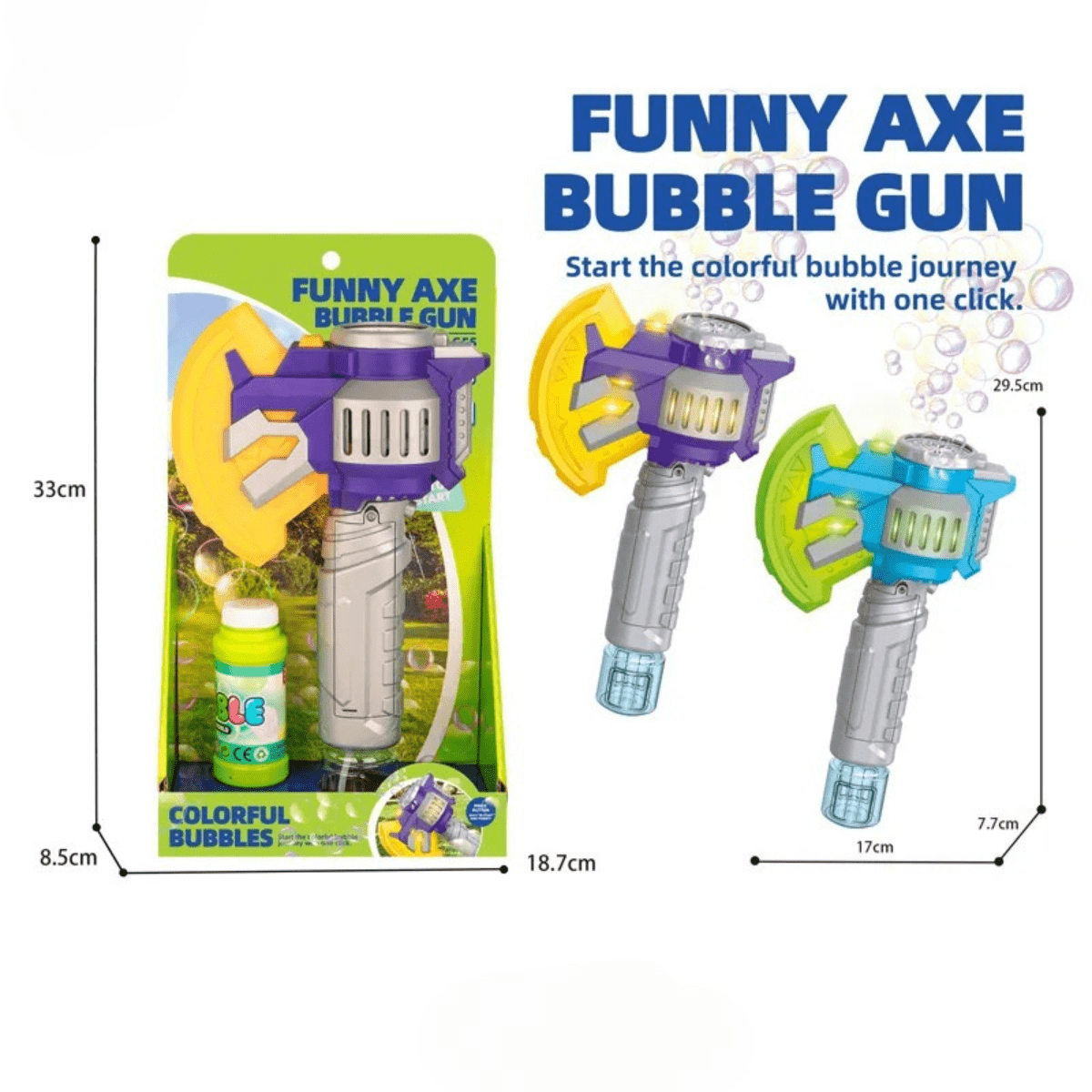 Funny Axe Bubble Gun - Nesh Kids Store