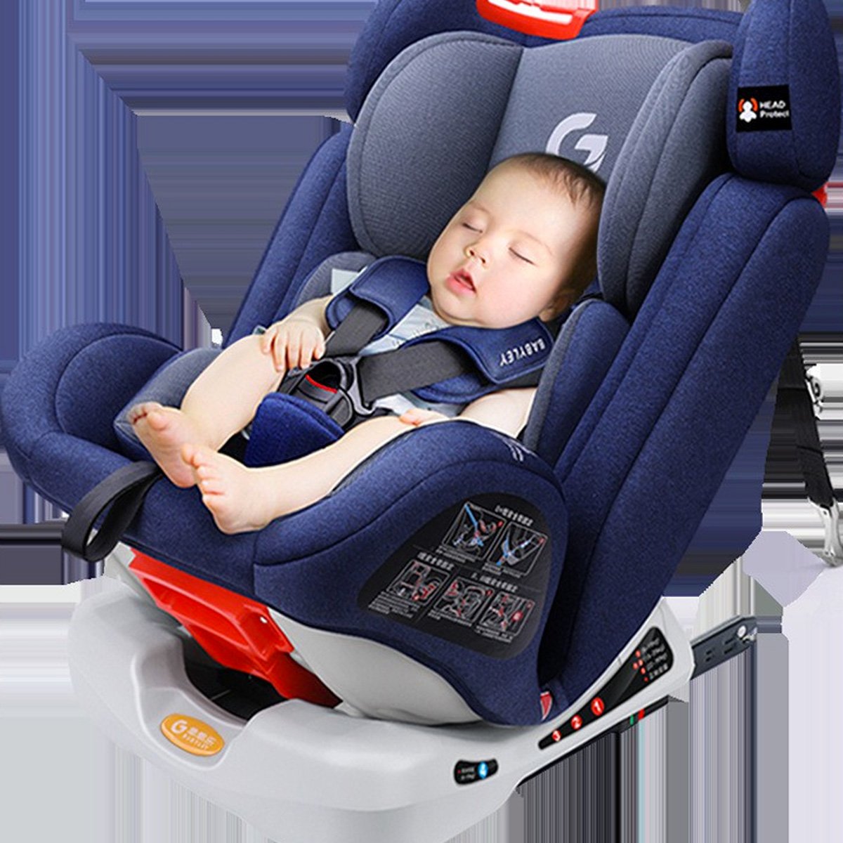 Group 0+123 Car Seat with Isofix (Babyley) - Nesh Kids Store