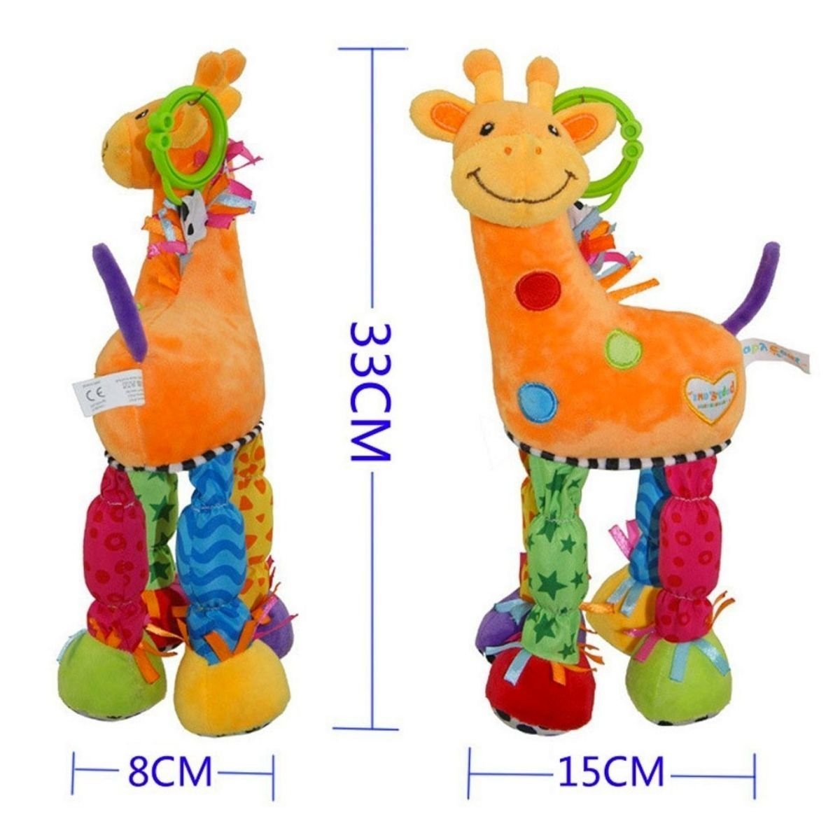 Hanging Rattles Baby Toy (Giraffe) - Nesh Kids Store