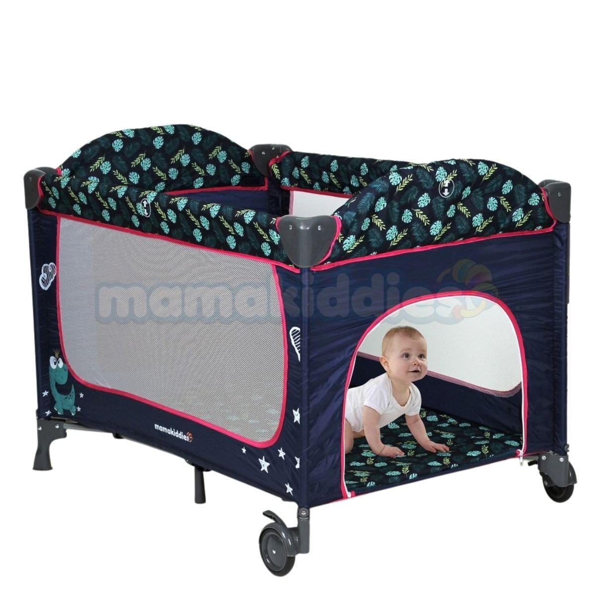 Happy Dino Baby Travel Cot / Playpen - Nesh Kids Store