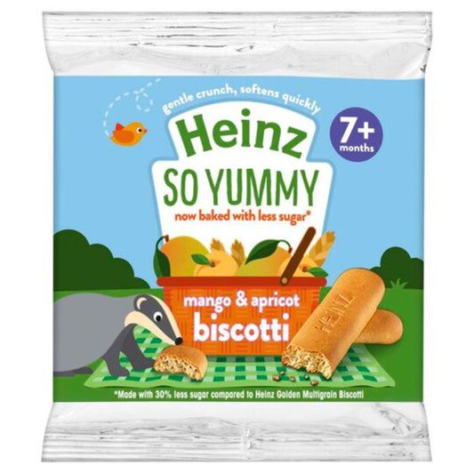 Heinz Biscotti Mango & Apricot 60G - Nesh Kids Store