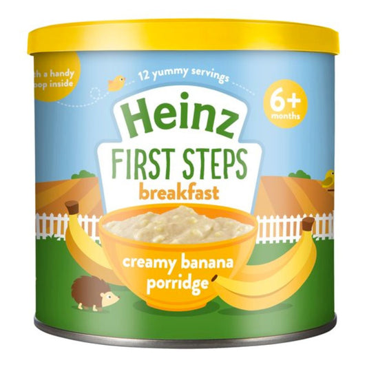 Heinz Creamy Banana Baby Porridge 6+ Months 240g - Nesh Kids Store