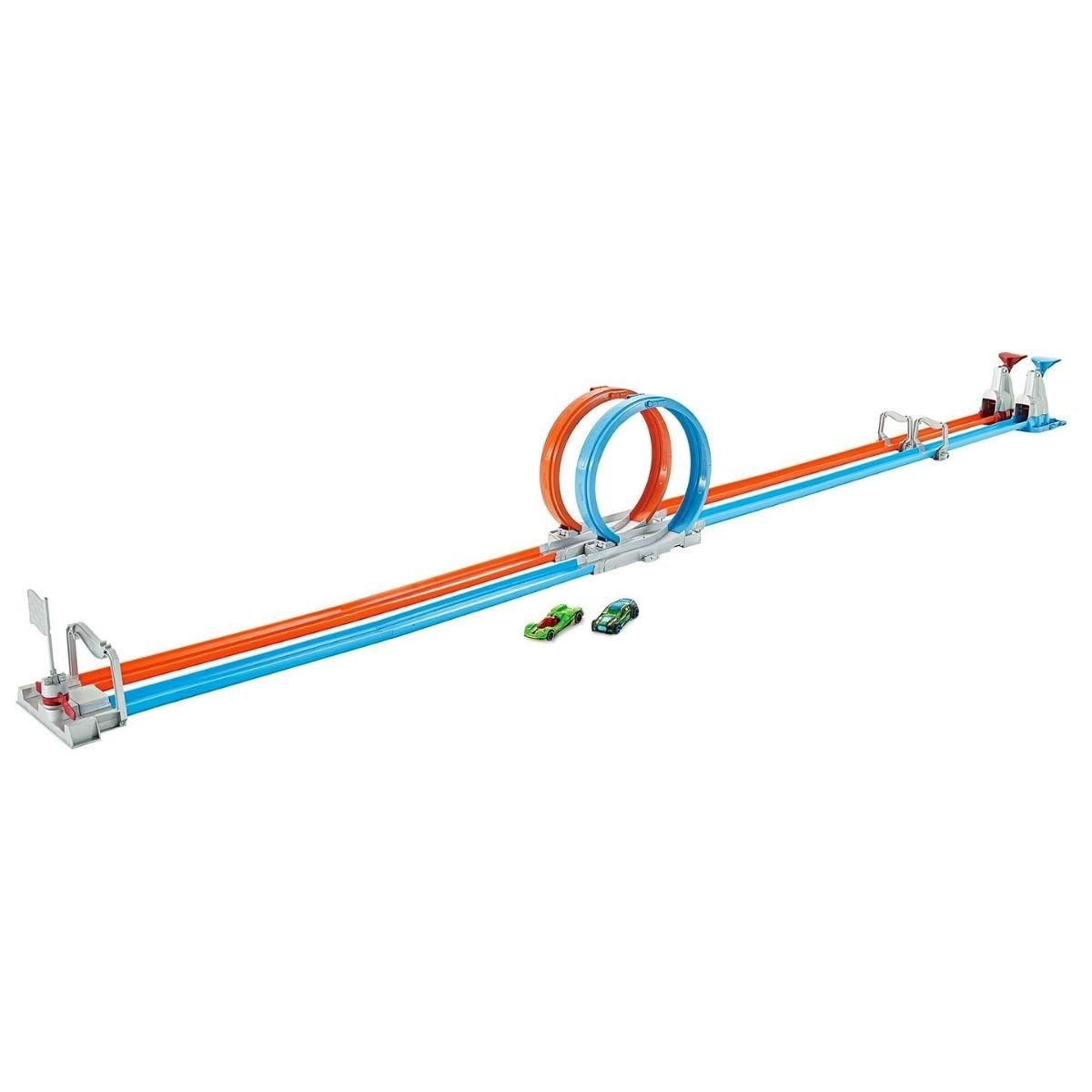 Hot Wheels Double Loop Dash Track Set - Nesh Kids Store