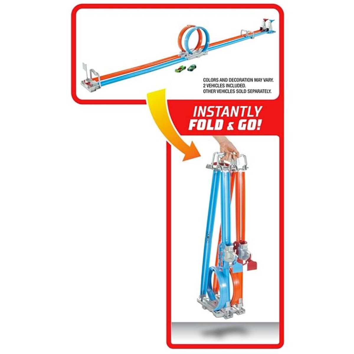 Hot Wheels Double Loop Dash Track Set - Nesh Kids Store