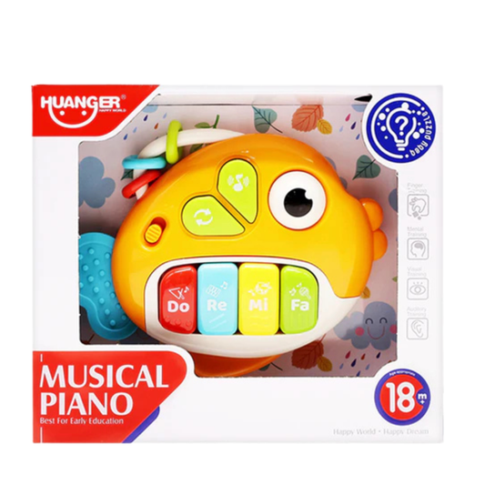Huanger Happy World Musical Piano – HE0568 - Nesh Kids Store