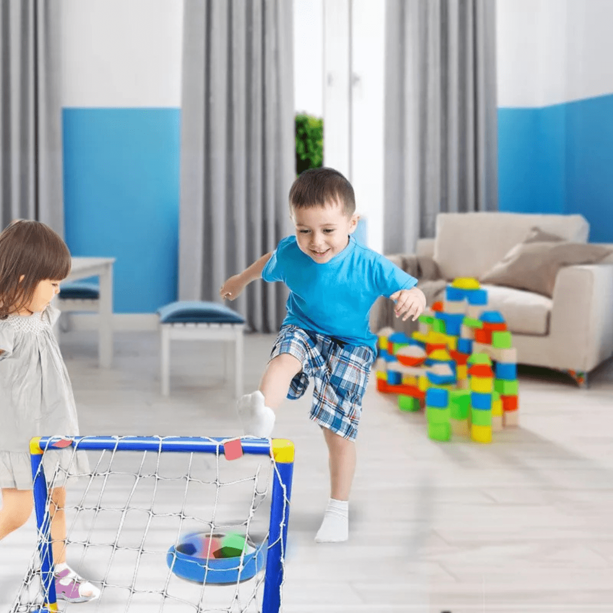 Indoor Hover Soccer Ball with Goal Game - Nesh Kids Store