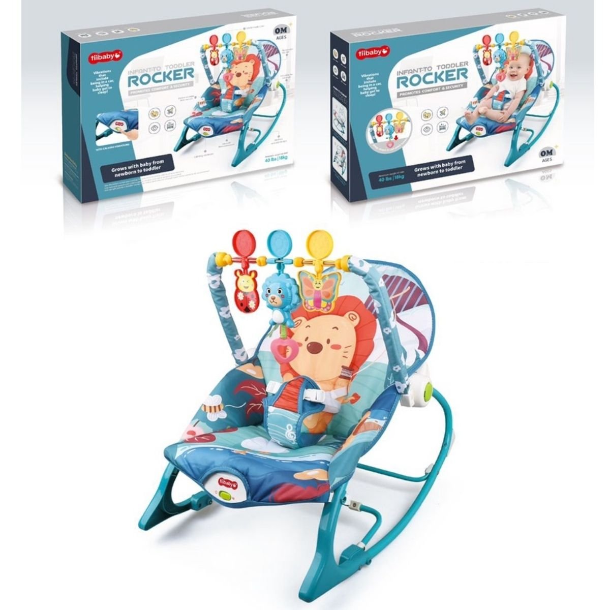 Infant to Toddler Rocker (68154) - Nesh Kids Store