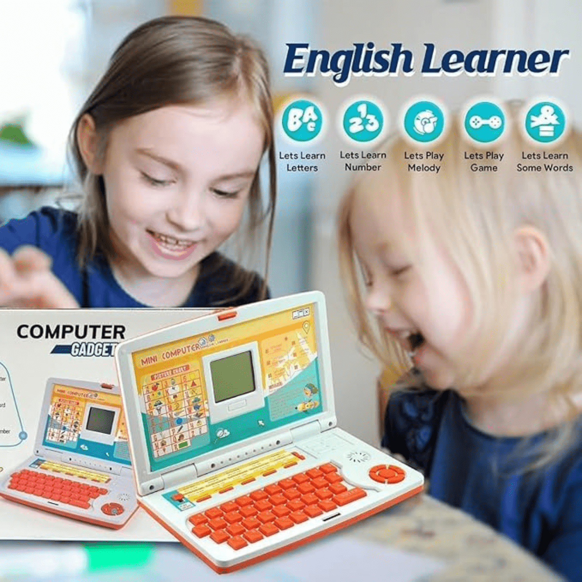 Interactive English Learning Laptop for Kids - Nesh Kids Store