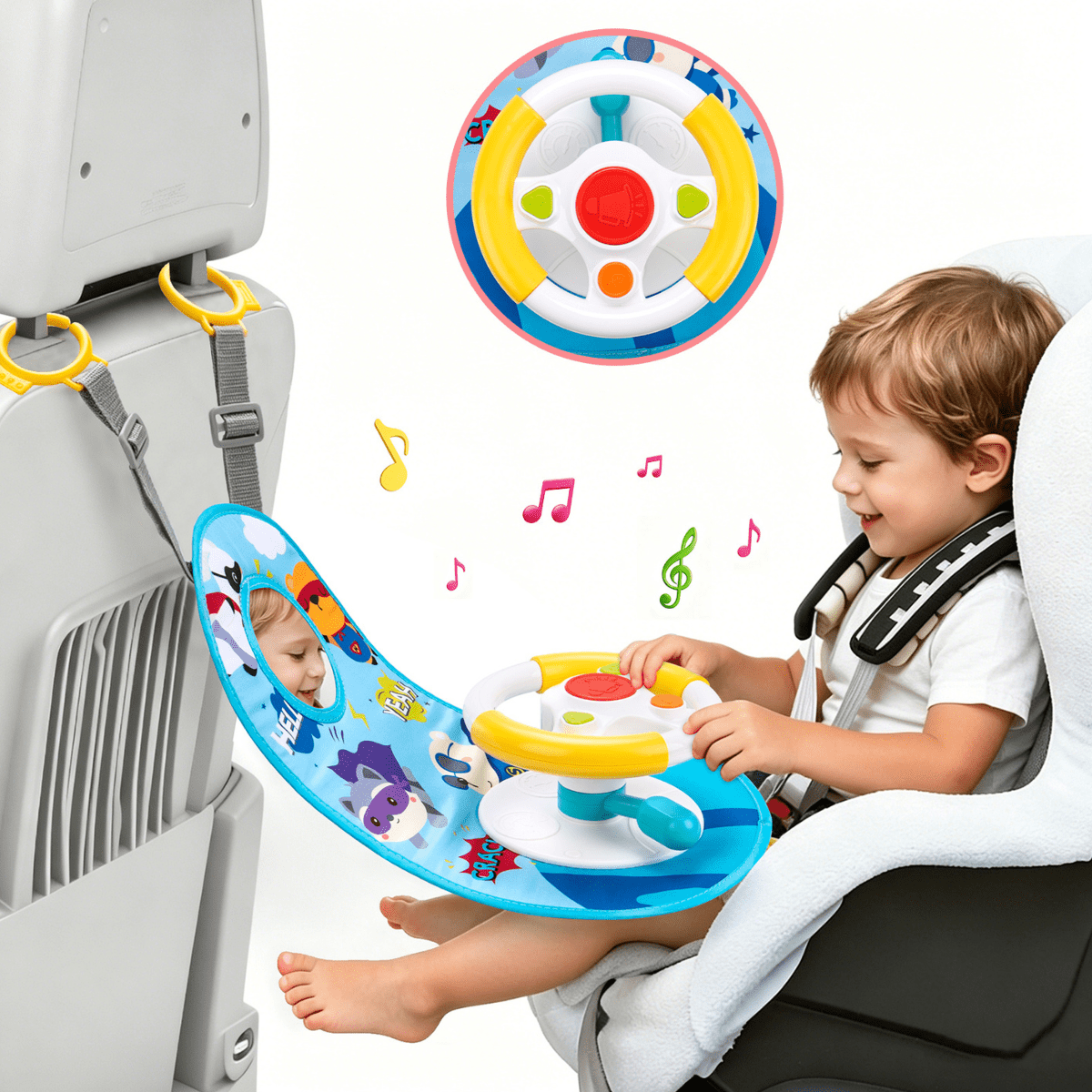 Interactive Steering Wheel Toy – 18M+ - Nesh Kids Store