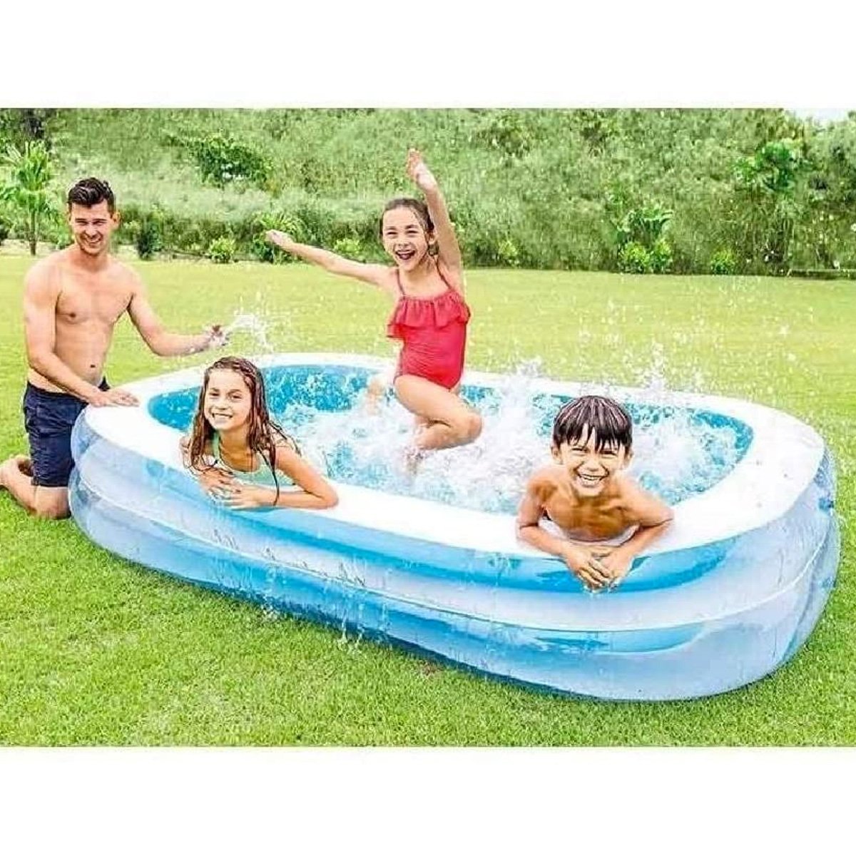 Intex Swim Center Inflatable Family Swimming Pool (56483) - Nesh Kids Store