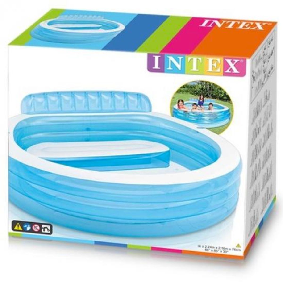 Intex Swim Centre Family Lounge Pool (57190NP) - Nesh Kids Store
