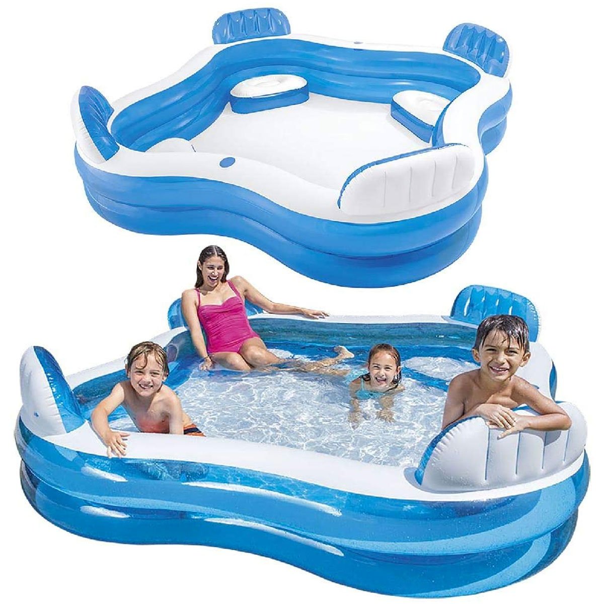Intex Swim Centre Family Pool with Seats (56475NP) - Nesh Kids Store