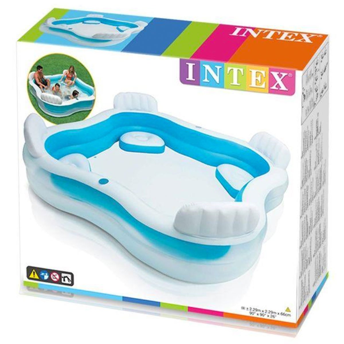 Intex Swim Centre Family Pool with Seats (56475NP) - Nesh Kids Store