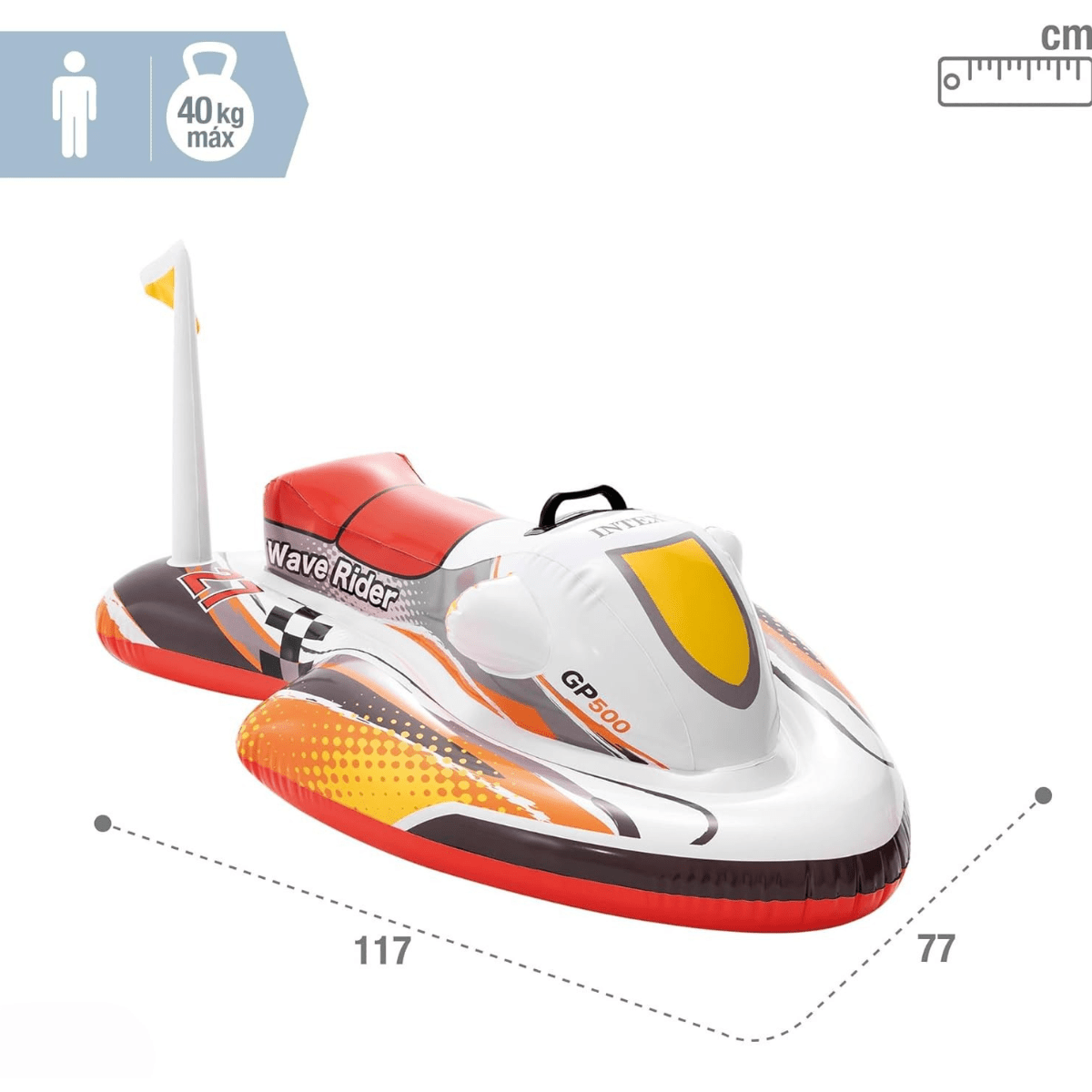 Intex Wave Rider Ride - On - 57520NP - Nesh Kids Store