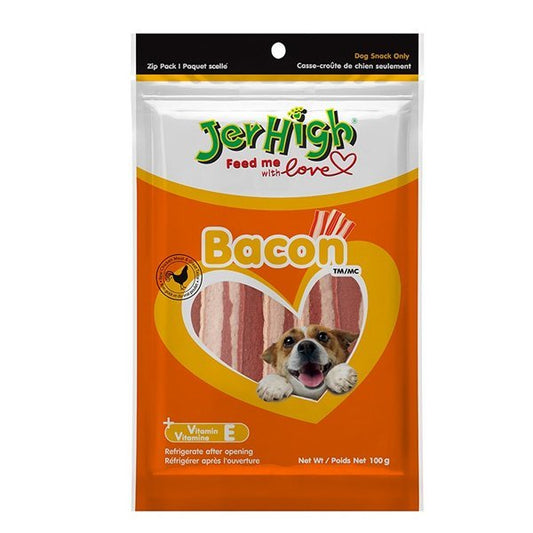 Jerhigh Chicken Bacon Dog Snacks 100g - Nesh Kids Store
